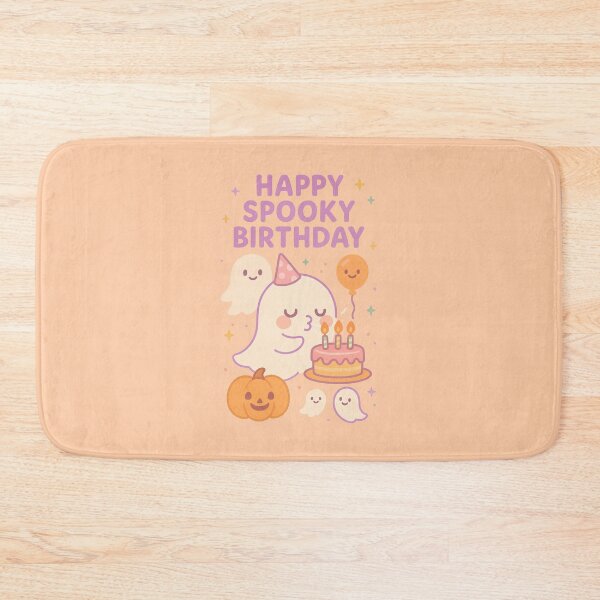 Item preview, Kawaii Ghost Birthday – Cute Halloween Spooky Celebration designed and sold by Meandmyshop.