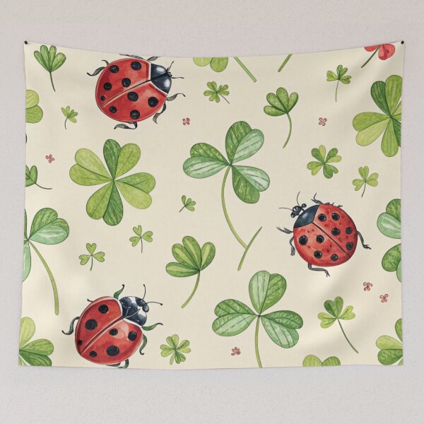 Item preview, Ladybugs & Shamrocks , four leaf clover designed and sold by Lucky 777.