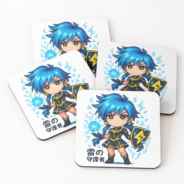 Item preview, Chibi Thunder Guardian – Cute Powerful Anime Warrior designed and sold by BloomOfDesign.