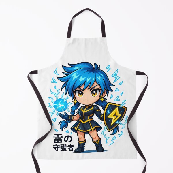 Item preview, Chibi Thunder Guardian – Cute Powerful Anime Warrior designed and sold by BloomOfDesign.