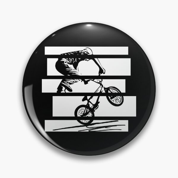 Item preview, BMX Wheelie Silhouette Urban Lines designed and sold by rdxart.