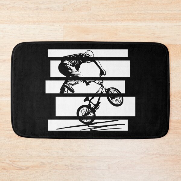 Item preview, BMX Wheelie Silhouette Urban Lines designed and sold by rdxart.