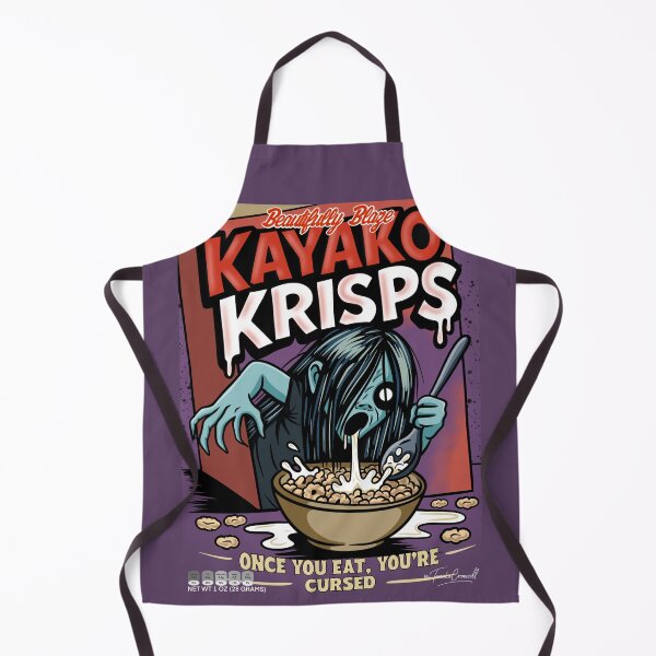 Item preview, Kayako Krisps – Haunted Horror Cereal Parody | The Grudge Inspired Art designed and sold by October Forever.