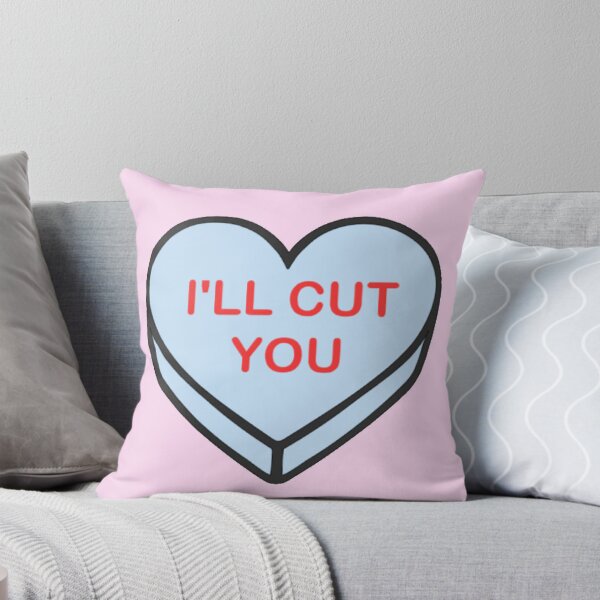 Item preview, I'll Cut You Candy Heart Sticker Pathologists' Assistant Medicine Anatomy Pathology Funny designed and sold by LethallyBlonde.