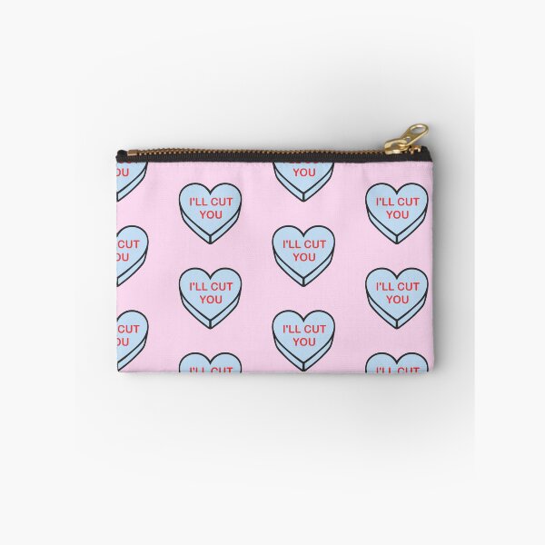 Item preview, I'll Cut You Candy Heart Sticker Pathologists' Assistant Medicine Anatomy Pathology Funny designed and sold by LethallyBlonde.