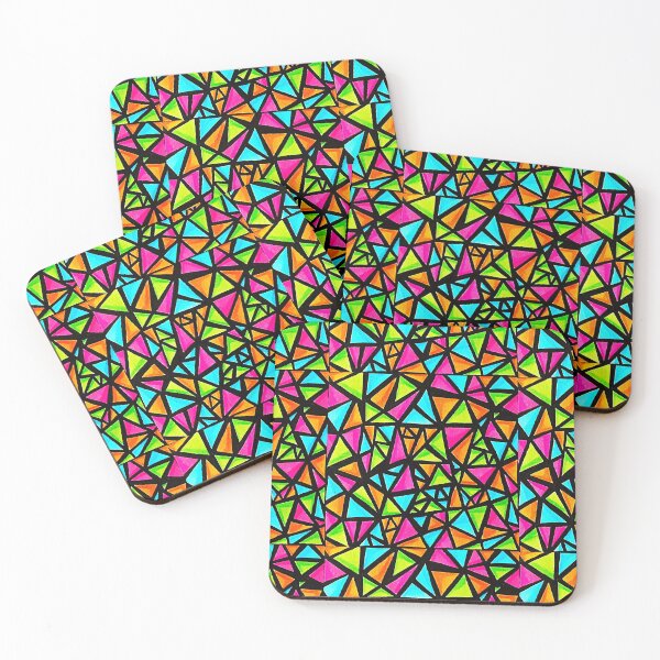 Item preview, Stain Glass Triangles designed and sold by Cartoons1996.