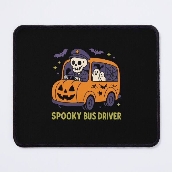 Item preview, Spooky Bus Driver Halloween Ghost – Cute Skeleton School Bus Design for Kids designed and sold by EuropeanPrints.