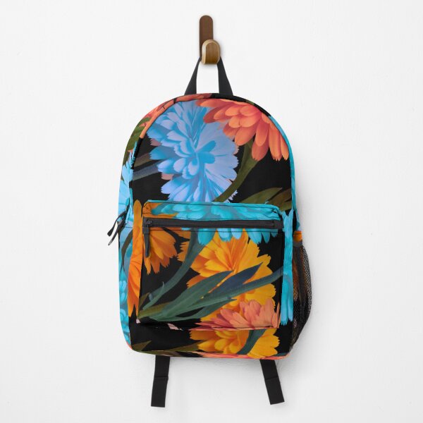 Item preview, Blue and Orange Hydrangeas – Colorful Floral Botanical Design designed and sold by ideashoppl.