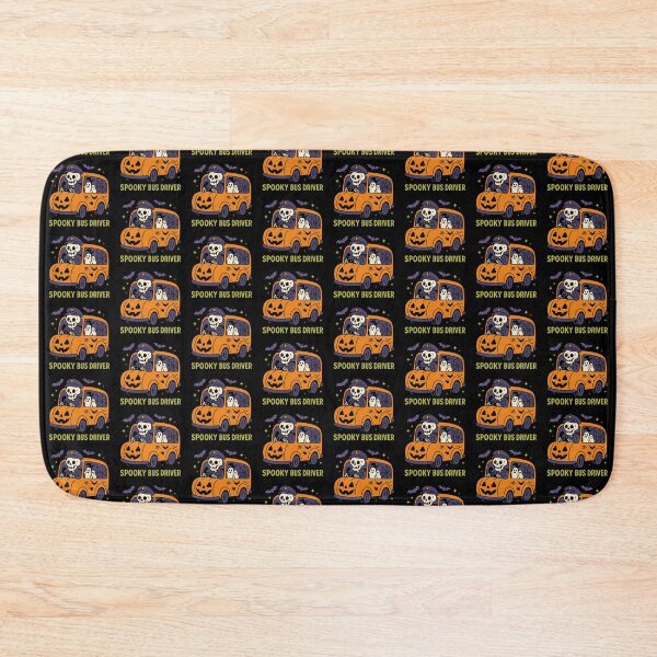 Item preview, Spooky Bus Driver Halloween Ghost – Cute Skeleton School Bus Design for Kids designed and sold by EuropeanPrints.