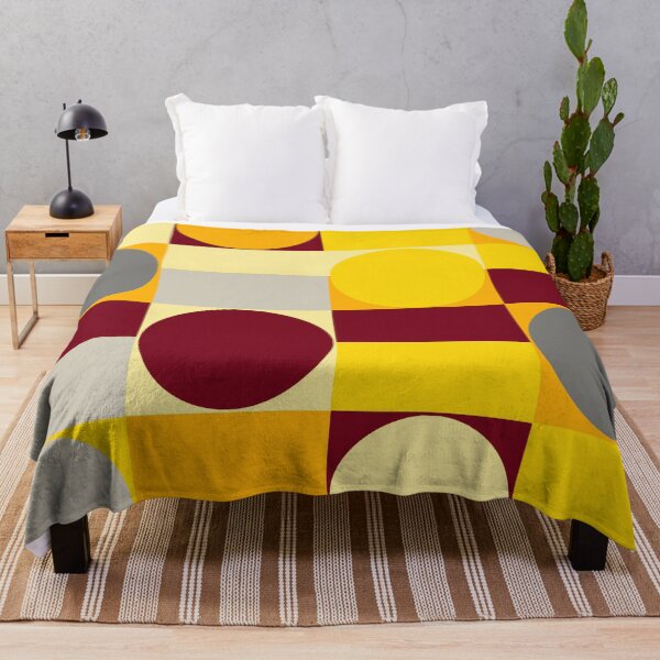 Item preview, Yellow Wine and Gray Minimal Geometric designed and sold by Sharon Schwalbe.