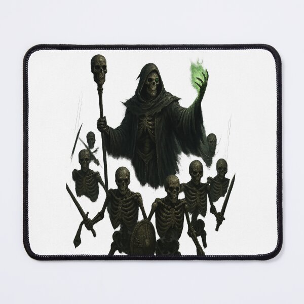 Item preview, Necromancer T-Shirt – Dark Wizard Summoning Skeleton Army designed and sold by Ephironix.