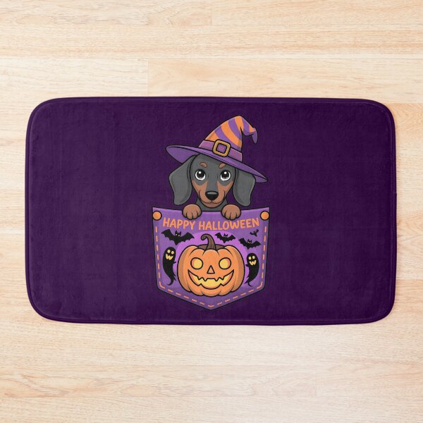 Item preview, Cute Halloween Dachshund in Pumpkin Pocket designed and sold by lalasine.story.