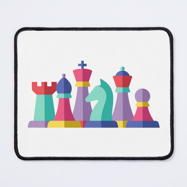 Item preview, Colourful Chess Pieces designed and sold by missbobbit.