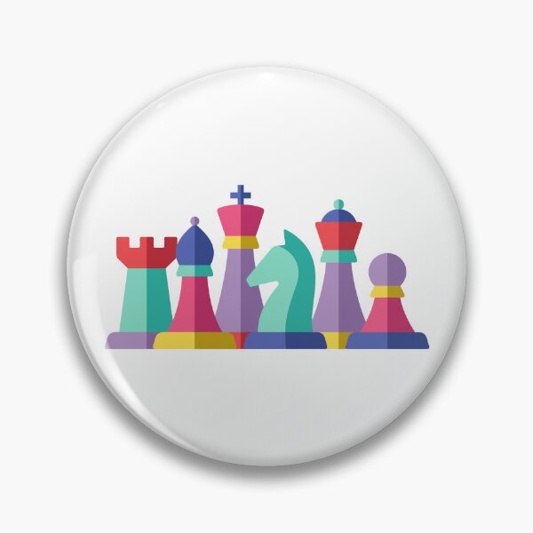 Item preview, Colourful Chess Pieces designed and sold by missbobbit.