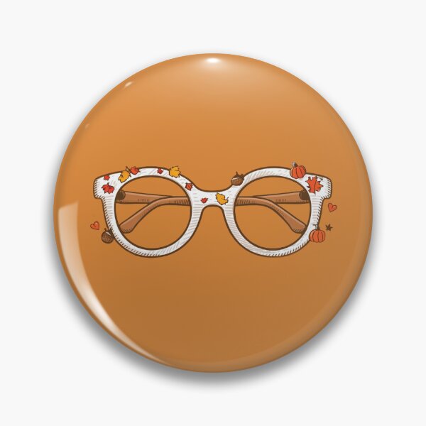 Item preview, Autumn Eyeglass Frame with Leaves and Pumpkins designed and sold by gr00bson.
