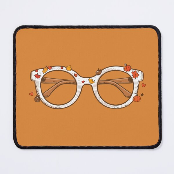 Item preview, Autumn Eyeglass Frame with Leaves and Pumpkins designed and sold by gr00bson.
