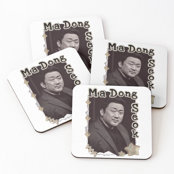 Item preview, Dong-seok Ma (Ma Dong-seok / Don Lee) Korean Actor Scrapbook Collage Cozy Y2K Vintage Design designed and sold by HELL0WBELLO.
