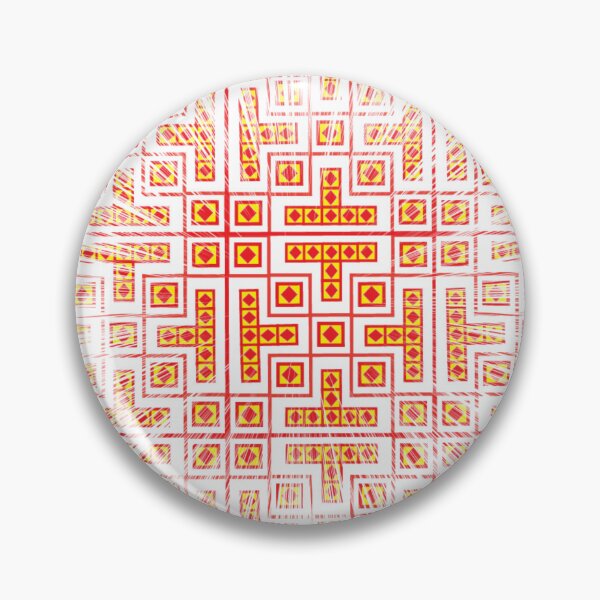 Item preview, Thai Geometric Textile Border Pattern with Floral Dots on Black designed and sold by dekdoi.