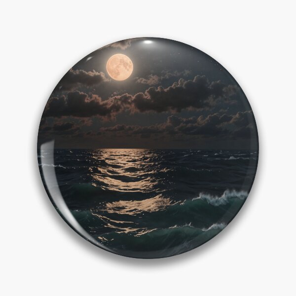 Item preview, Fullmoon over the sea designed and sold by DivingGoblin.