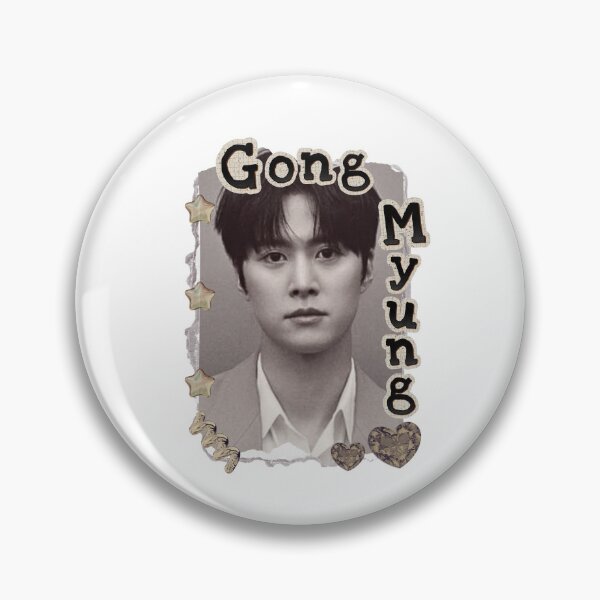 Item preview, Gong Myung (공명) Korean Actor Scrapbook Collage Cozy Y2K Vintage Design designed and sold by HELL0WBELLO.