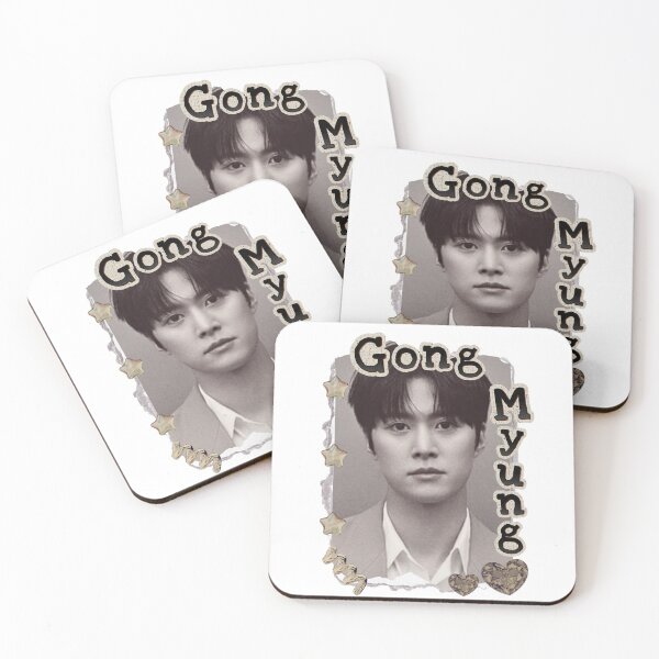 Item preview, Gong Myung (공명) Korean Actor Scrapbook Collage Cozy Y2K Vintage Design designed and sold by HELL0WBELLO.