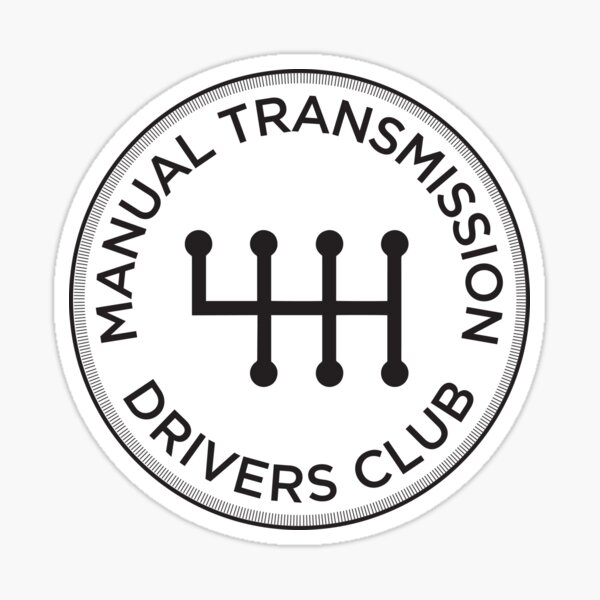Manual Transmission Drivers Club #2 Sticker