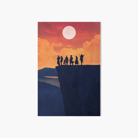 Mighty Nein - No Text Art Board Print