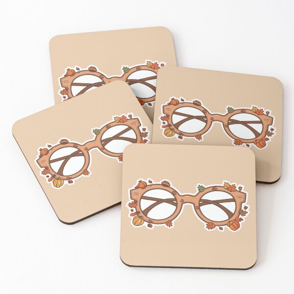 Item preview, Cute Nerdy Glasses with Acorns – Autumn Sketch designed and sold by gr00bson.