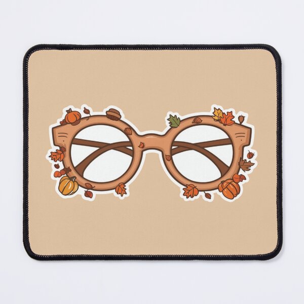 Item preview, Cute Nerdy Glasses with Acorns – Autumn Sketch designed and sold by gr00bson.