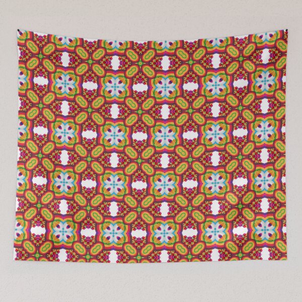 Item preview, colorful circle blob seamless repeat pattern designed and sold by Abrahamjrnd.