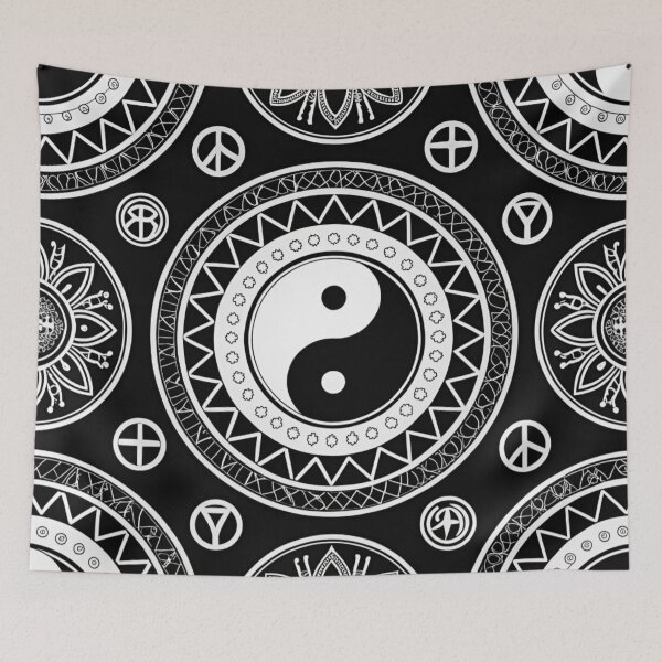 Item preview, Yin-Yang & protective runes . designed and sold by Lucky 777.
