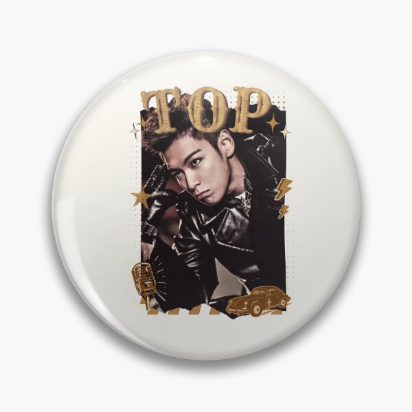 Item preview, TOP Choi Seung-hyun Korean Actor Scrapbook Collage Cozy Y2K Vintage Design designed and sold by HELL0WBELLO.