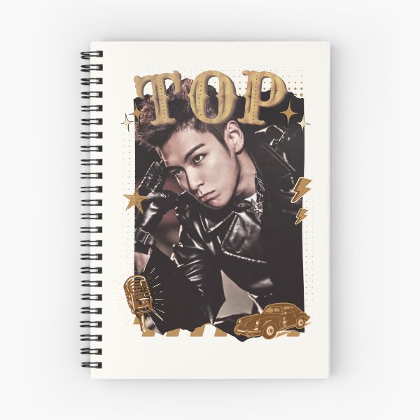 Item preview, TOP Choi Seung-hyun Korean Actor Scrapbook Collage Cozy Y2K Vintage Design designed and sold by HELL0WBELLO.
