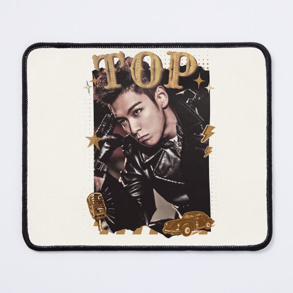 Item preview, TOP Choi Seung-hyun Korean Actor Scrapbook Collage Cozy Y2K Vintage Design designed and sold by HELL0WBELLO.