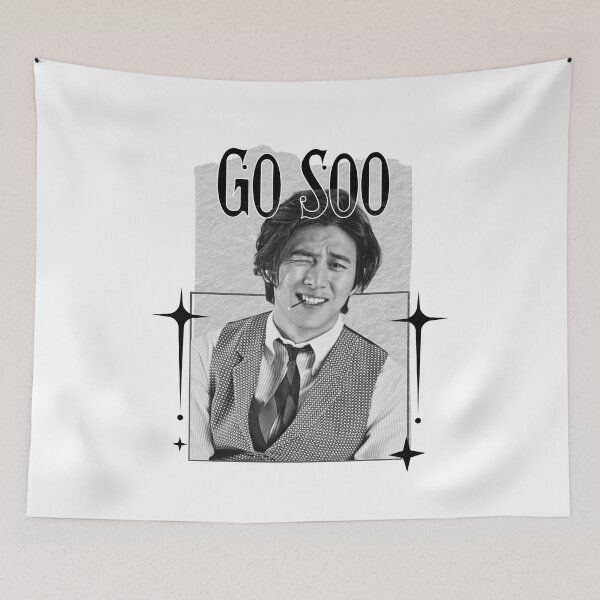 Item preview, Go Soo (고수) Korean Actor Scrapbook Collage Cozy Y2K Vintage Design designed and sold by HELL0WBELLO.