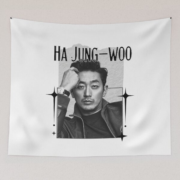 Item preview, Ha Jung-woo (하정우) Korean Actor Scrapbook Collage Cozy Y2K Vintage Design designed and sold by HELL0WBELLO.