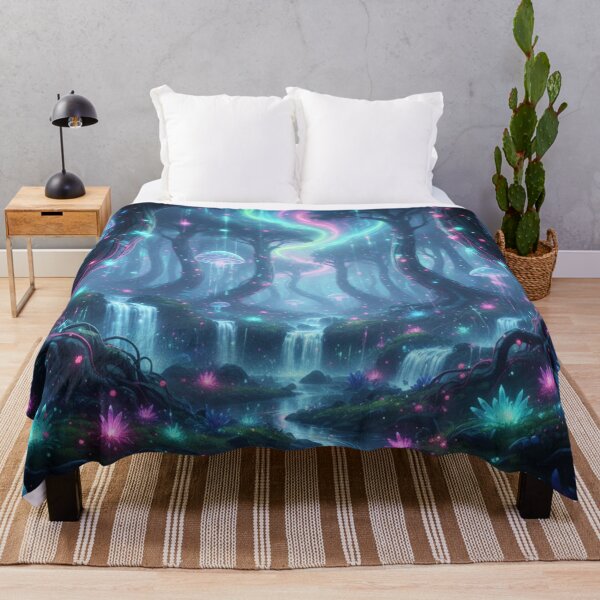 Item preview, Mystical Neon Cyber Forest designed and sold by Simplybe1.