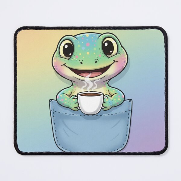 Item preview, Pocket Perk: Gecko Brew Crew designed and sold by ShadowScales Art.