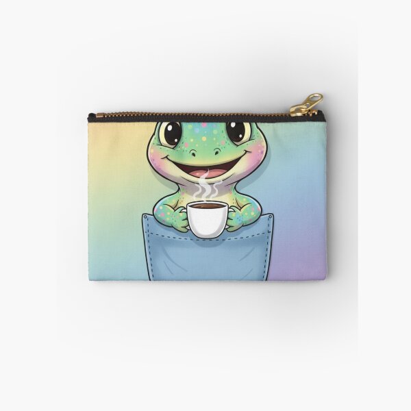 Item preview, Pocket Perk: Gecko Brew Crew designed and sold by ShadowScales Art.