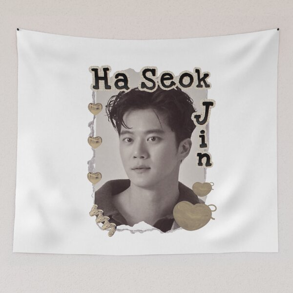 Item preview, Ha Seok-jin (하석진) Korean Actor Scrapbook Collage Cozy Y2K Vintage Design designed and sold by HELL0WBELLO.