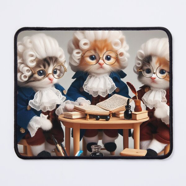Item preview, Cute Kittens in Wigs designed and sold by DreamMandalas.