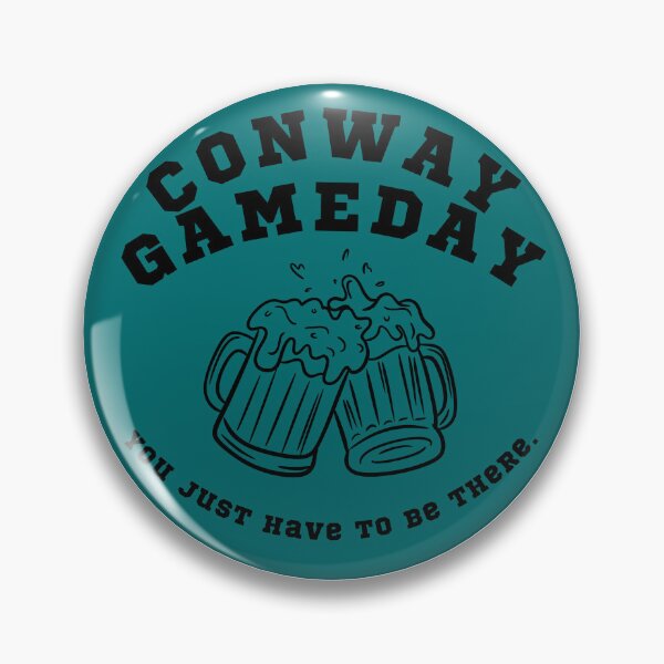 Item preview, Conway South Carolina Gameday Pin Teal designed and sold by EmBucz.
