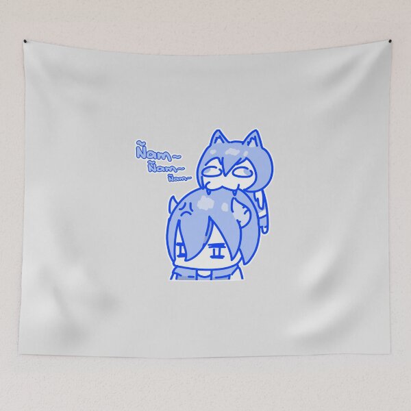Item preview, Chibi Cat Biting Head designed and sold by Delta Neutro.