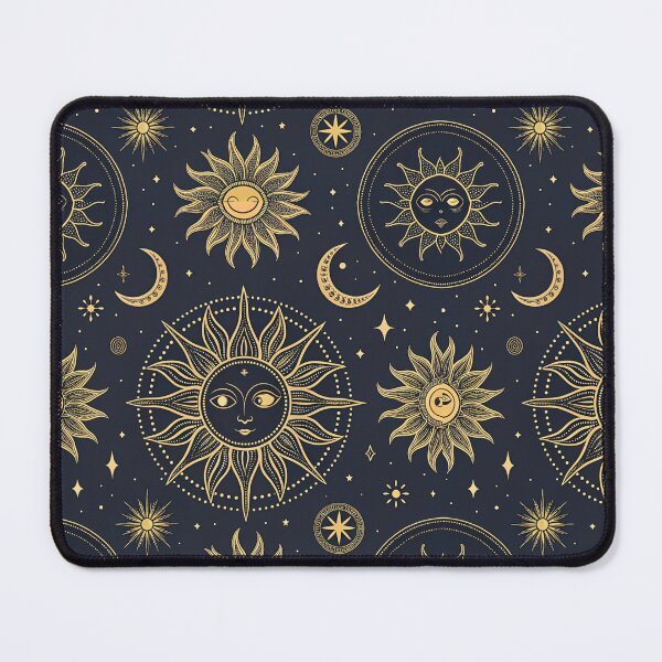 Item preview, Sun & moon with eyes & protection symbols. designed and sold by Lucky 777.