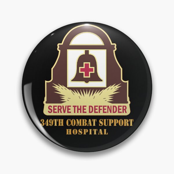 Item preview, Army - 349th Combat Support Hospital - DUI w Txt X 300 designed and sold by Military Insignia Products.