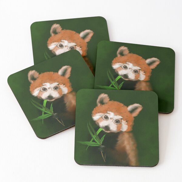 Item preview, Red Panda Portrait | Digital Wildlife Art designed and sold by CocoJeremy.