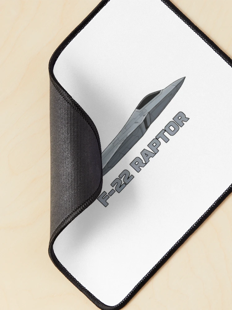 Thumbnail 2 of 5, Mouse Pad, F22 Raptor designed and sold by Air Forces T-shirts .