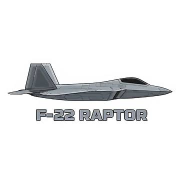 Artwork thumbnail, F22 Raptor by Air Forces T-shirts
