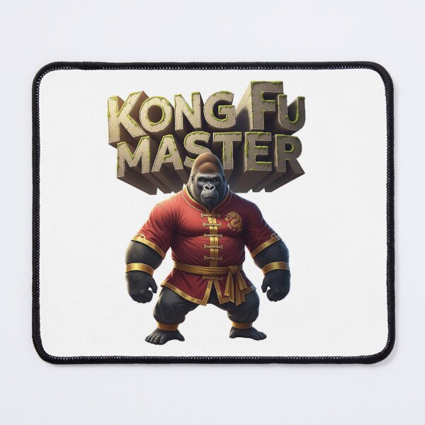 Item preview, Kong Fu Master Gorilla - Power & Wisdom designed and sold by AleksKos.