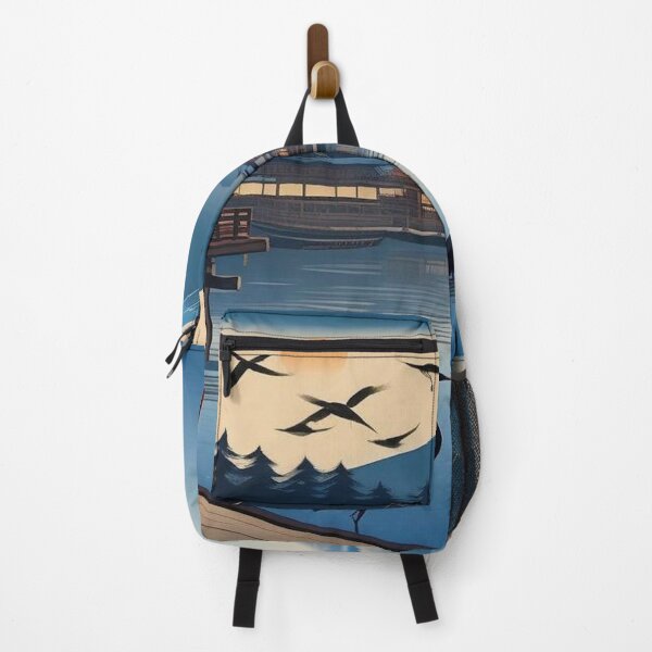Item preview, Lanterns at Twilight – Japanese Ukiyo-e Night Landscape designed and sold by Vandy Fullam.